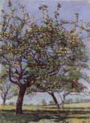 Ferdinand Hodler Apple trees Spain oil painting artist